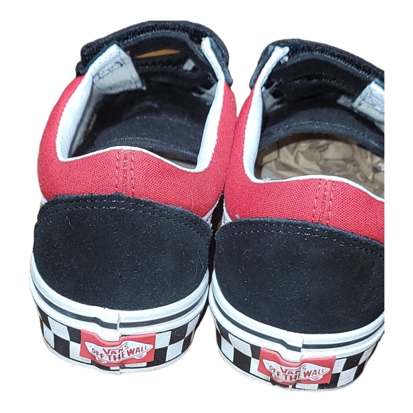 Vans Old Skool V Gray Triple Strap Hook & Loop Shoes Skate Sneakers Size 6 B11 - Picture 5 of 7